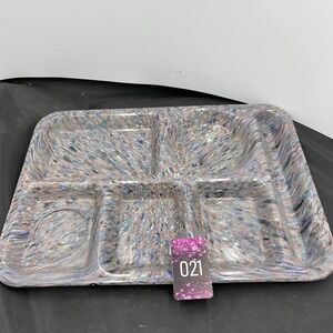 6 Pc Lot Of Vintage School Trays3 Texasware,‎ 1 Silite,2carlisle MCM